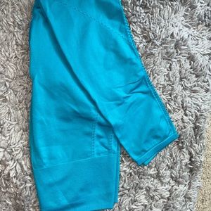 Teal fabletics cutout leggings